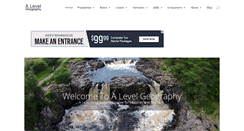 Desktop Screenshot of alevelgeography.com